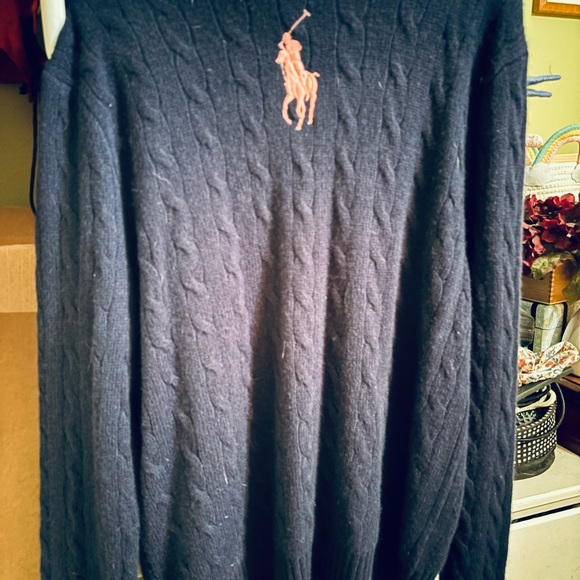 Polo by Ralph Lauren 100% Cashmere Pull Over w/ hood. - Picture 9 of 10